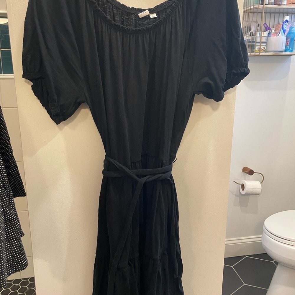 GAP Black Long Sleeve Dress